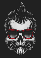 Hipster skull