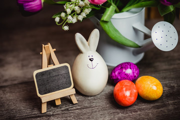 eggs candle for easter greating cards