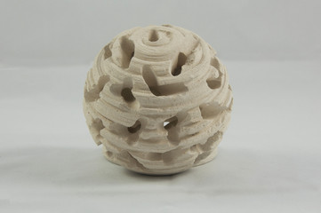 white marble decoration