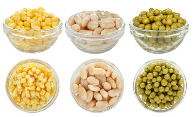 Beans in the bowl