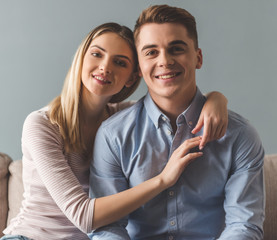 Beautiful young couple