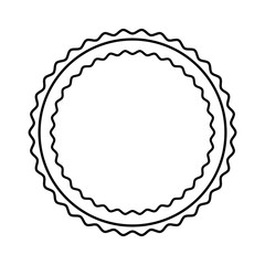 circle seal stamp icon vector illustration design