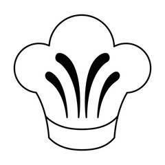 chef hat isolated icon vector illustration design