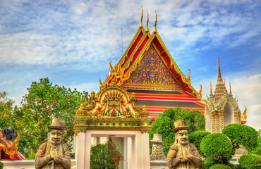 Naklejka premium Wat Pho, a Buddhist temple complex in Bangkok, Thailand