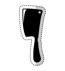 ax kitchen cutlery isolated icon vector illustration design
