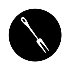 fork kitchen cutlery isolated icon vector illustration design