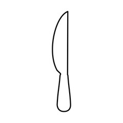 knife kitchen cutlery isolated icon vector illustration design