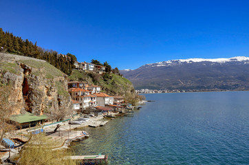 Ohrid with Lake Ohrid, Macedonia