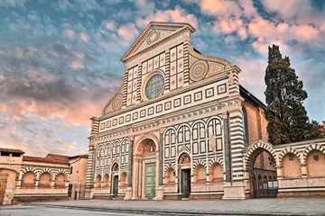 Foto op Plexiglas Florence, Toscane, Italië: Basiliek van Santa Maria Novella © ermess