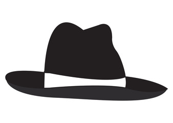 Isolated hat icon on a white background, Vector illustration