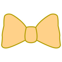Isolated bowtie icon on a white background, Vector illustration