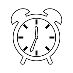 alarm watch isolated icon vector illustration design