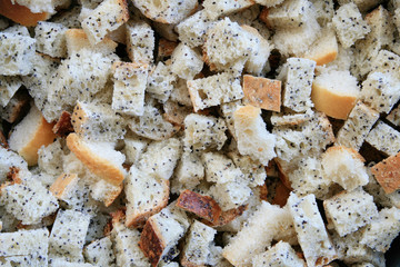 cut bread background