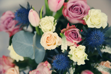Beautiful bouquet, closeup