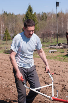 cultivates the land