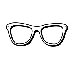 Fototapeta premium fashion glasses summer icon vector illustration design