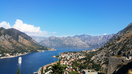 Beautiful cityscape of Kotor Montenegro