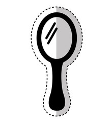 handle mirror isolated icon vector illustration design