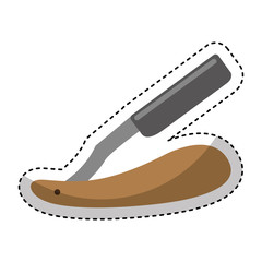 Razor blade isolated icon vector illustration design