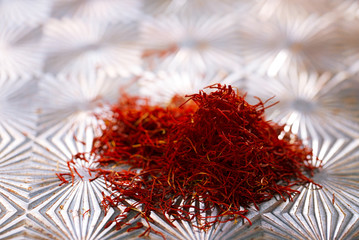 Naklejka premium saffron space threads