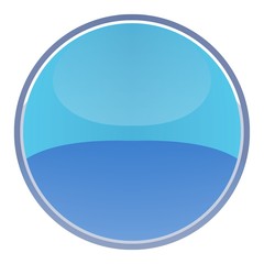 Bouton rond bleu