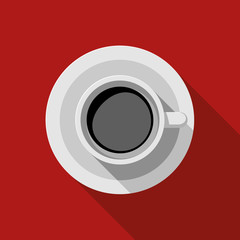 Flat Design Vector Illustration Of Espresso