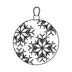 Obraz premium figure christmas balls with shapes inside, vector illustraction design