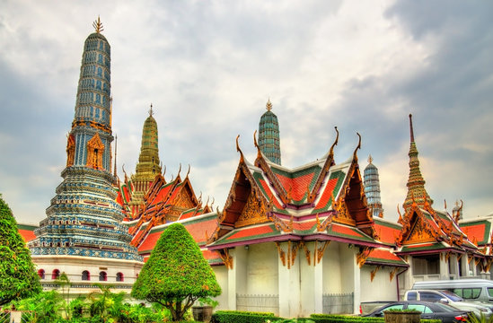 Wat Phra Kaew Ancient, temple of the Emerald Buddha in Bangkok, Thailand