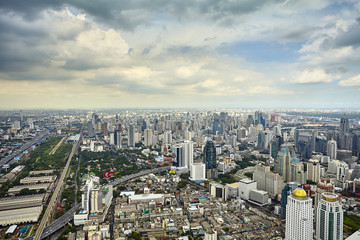Top view city, Bangkok , Thailand