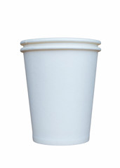 White paper cup