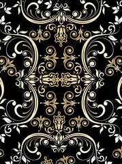 seamless vintage wallpaper pattern