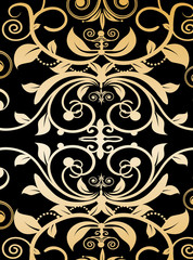 seamless vintage wallpaper pattern