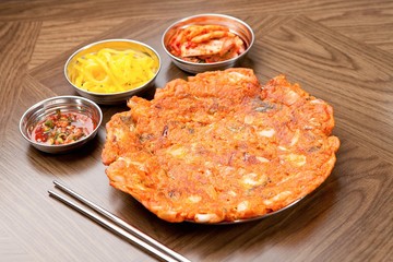Korean-style Kimchi Pancake