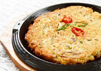 Korean-style Mung Bean Pancake