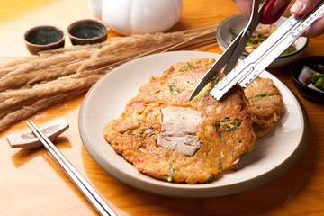 Korean-style Mung Bean Pancake