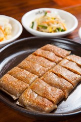 Memil-jeonbyeong. Buckwheat Crepe.