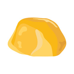 Semi precious gemstone jewel natural precious vector stone and mineral colorful shiny jewelry material agate geology crystal isolated on white background.