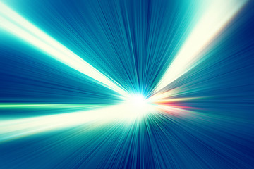 Obraz premium Abstract image of driving in the tunnel.