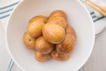 新じゃがの煮っころがし