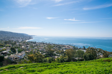 View of Laguna Beach, Southern California 