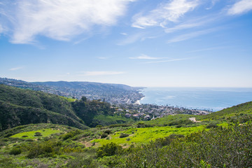 Naklejka premium View of Laguna Beach, Southern California 