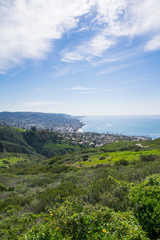 Fototapeta na wymiar View of Laguna Beach, Southern California 