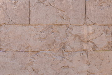 Brown marble brick wall abstract for background