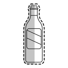 beer bottle icon image vector illustration design 