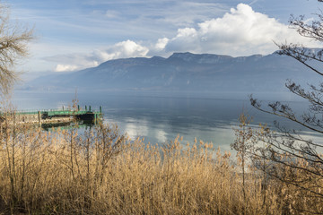Lac du Bourget - Abbaye de Hautecombe - Savoie.