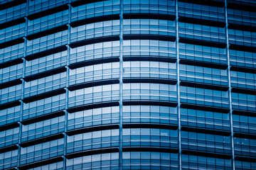 Close-Up Of Modern Office Buildings in Shenzhen,China.