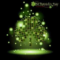 Abstrackt of St.Patrick's Day, Background Design, Vector and Illustration, EPS 10.