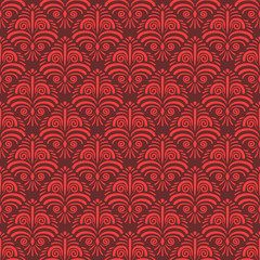 Seamless vector floral wallpaper