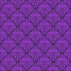 Seamless vector floral wallpaper