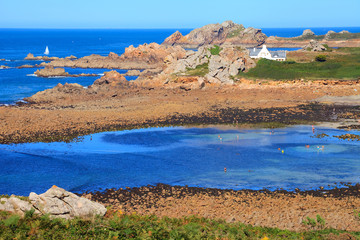 Fototapeta premium Beg a Diben, Plougasnou, Finistère, Bretagne 